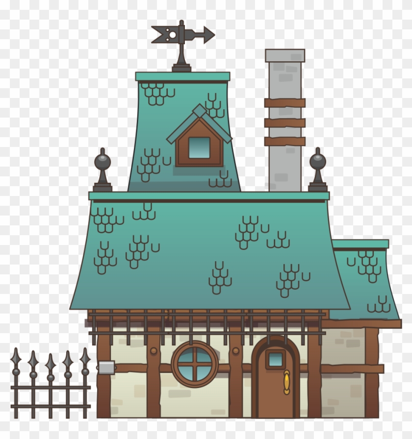 Free - House Cartoon Png Clipart #314281