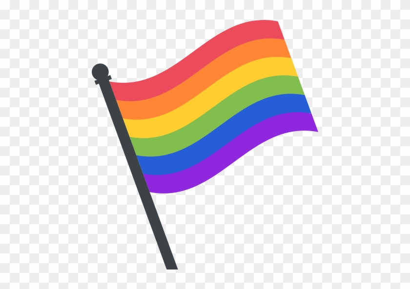 Rainbow Flag Png Transparent Images - Rainbow Flag Emoji Png #314406
