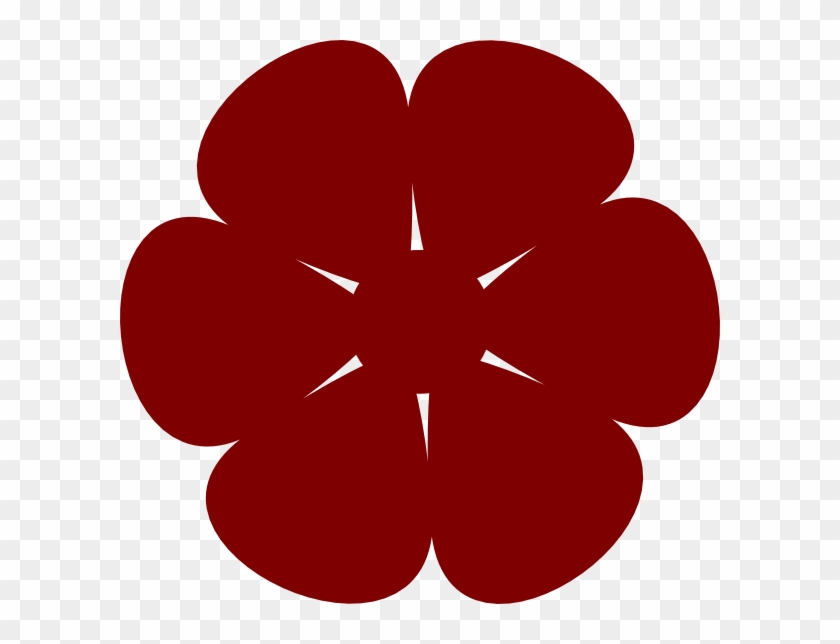 Red Flower Clip Art - Transparent Background Floral Clip Art #314517