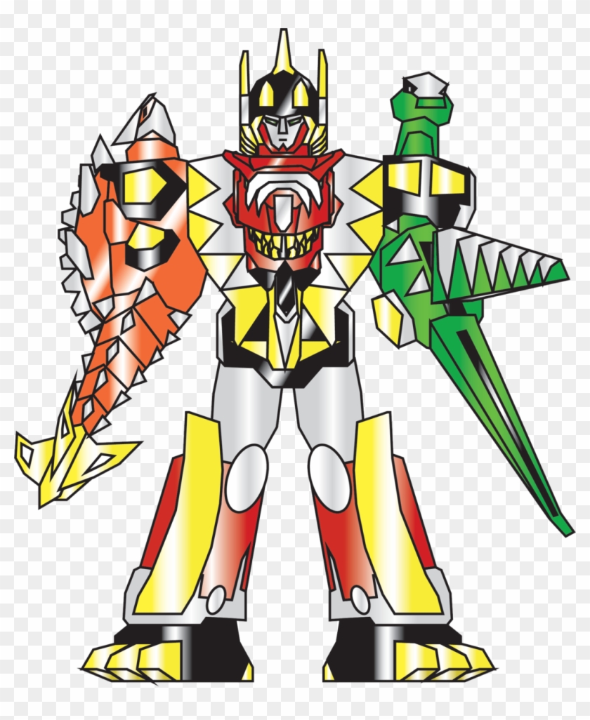 Nobird27 4 0 Thundersaurus Parasaurzord,ankylozord - Power Rangers Zords Drawing #314547