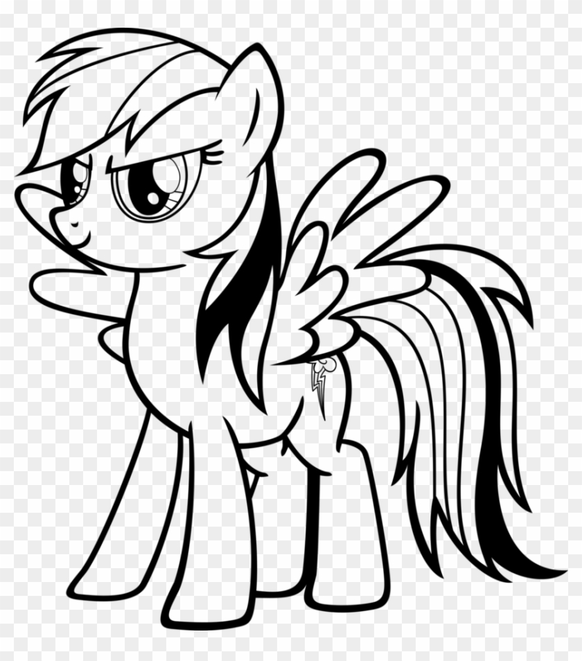Image - Rainbow Dash My Little Pony Coloring Pages #314588
