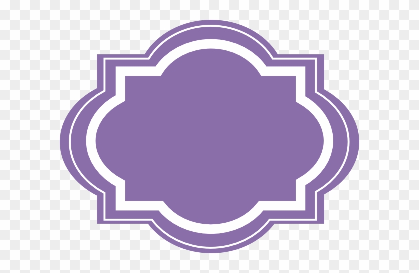 Tag Shape Clipart - Purple Shape Clipart #314622