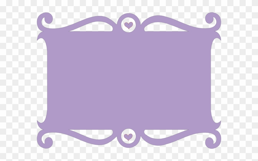 Baby Shower Labels Clip Art At Clker - Purple Baby Shower Borders #314623