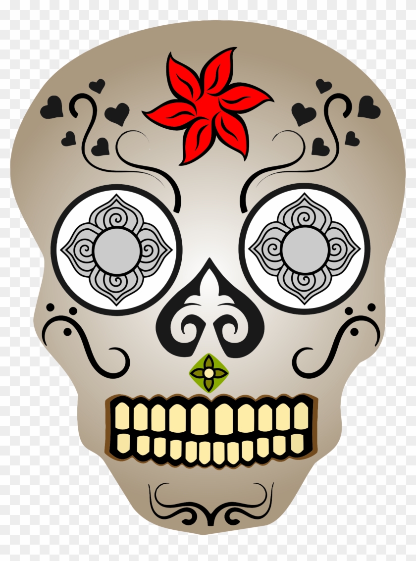 Skull 2 - Day Of The Dead Sugar Candy Skull Iphone 5 And Iphone #314680