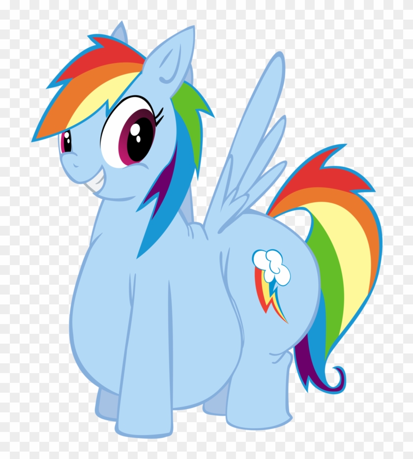 Fat, Obese, Rainbow Dash, Safe, Secretgoombaman12345, - Obesity #314719