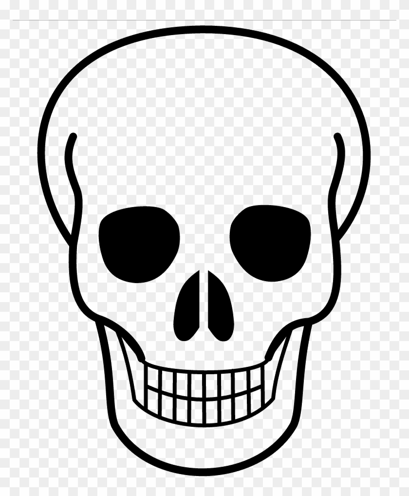 Calavera Skull Drawing Clip Art - Simple Skull #314762