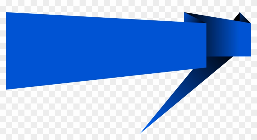 Free Download - Blue Banner Vector Png #314979