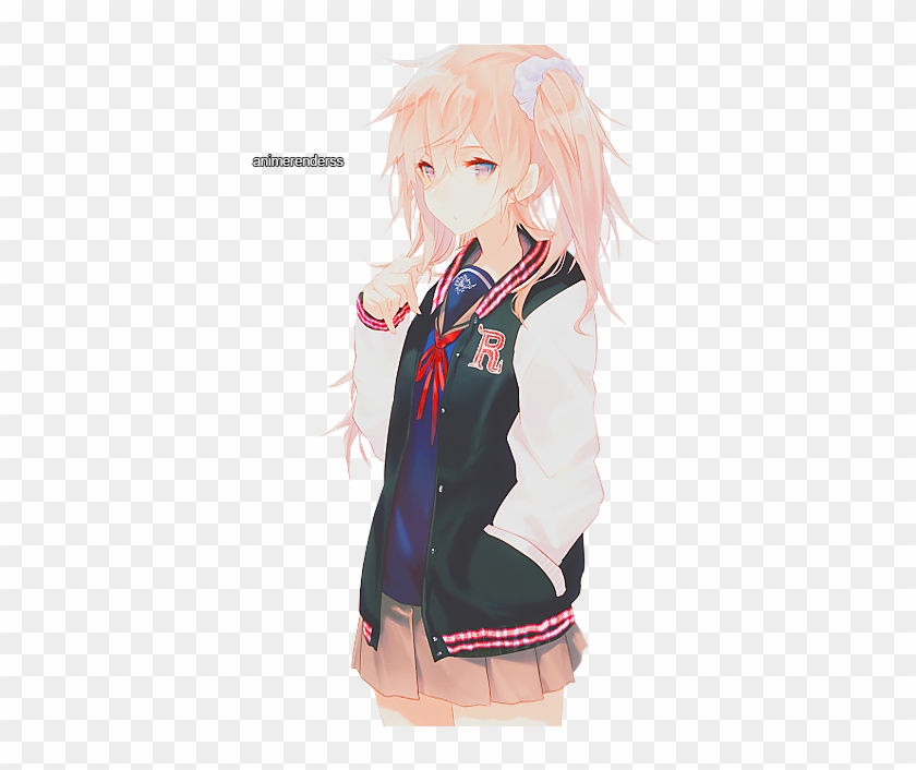 Run On Top Water, Excellent Swimmer, Hair Tends To - Anime School Girl Pink Hair #315118