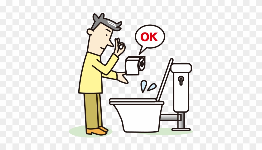 Please Flush Toilet Paper - Cartoon #315336