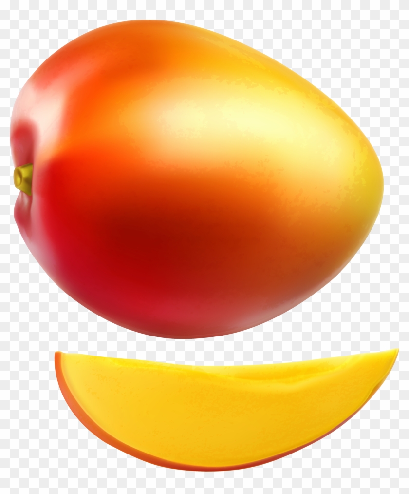 Mango Clipart Transparent - Mango Slice Vector Png #315481