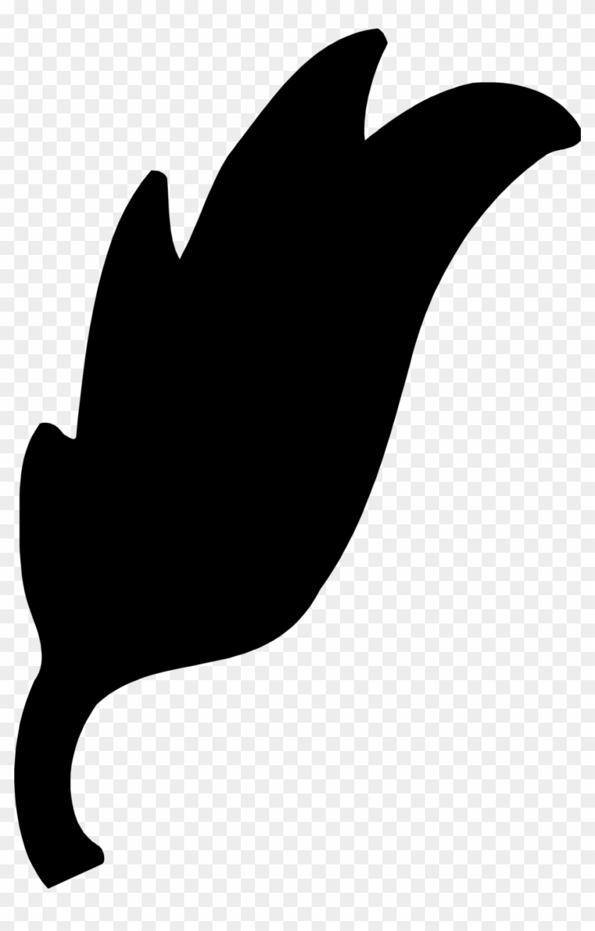 8636 Illustration Of A Flower Silhouette Pv - Flower Silhouette #315883