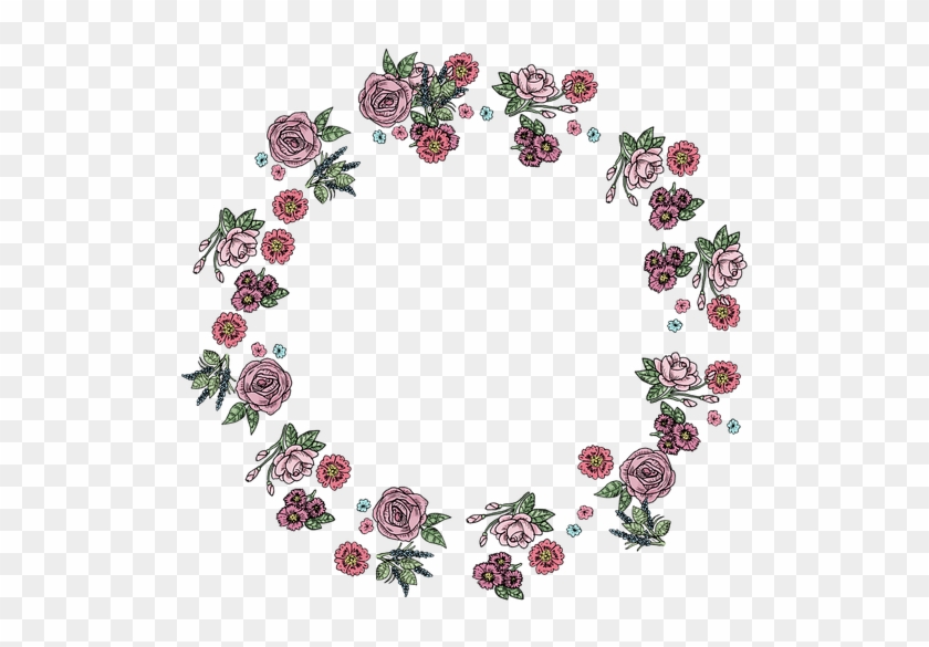 Page Borders With Flowers 18, Buy Clip Art - Blomsterkrans Png #316013