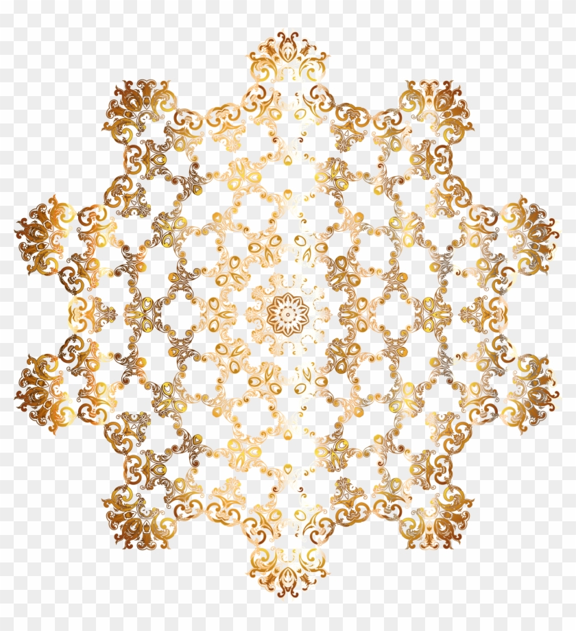 Clipart - Gold Vintage Background Png #316280