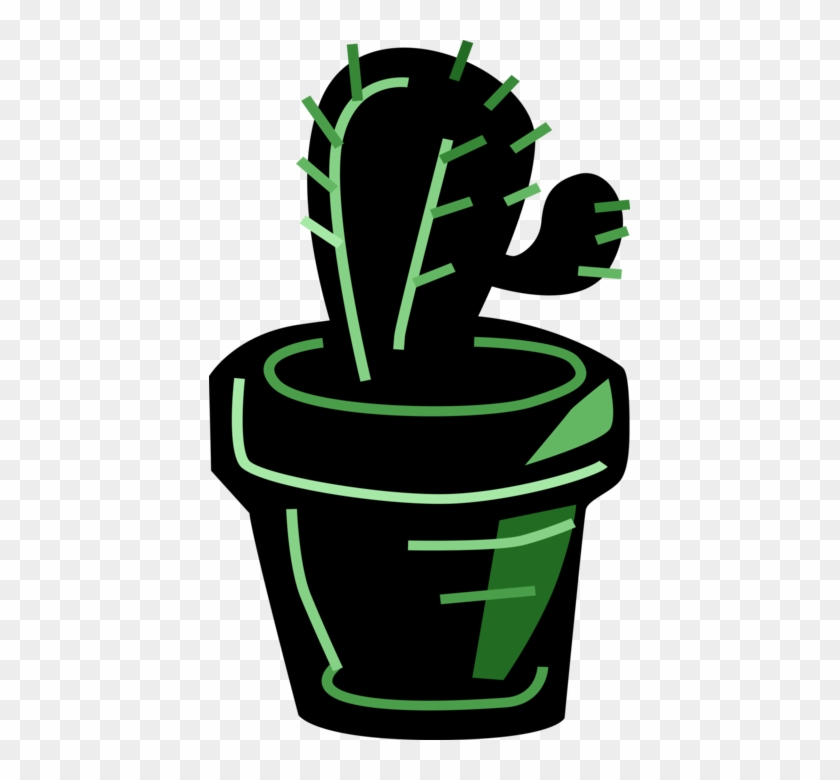Vector Illustration Of Desert Vegetation Succulent - Vector Illustration Of Desert Vegetation Succulent #316281