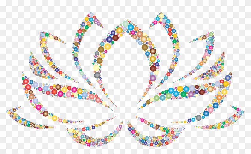 Colorful Lotus Flower Circles - Colorful Lotus Flower Circles #316573