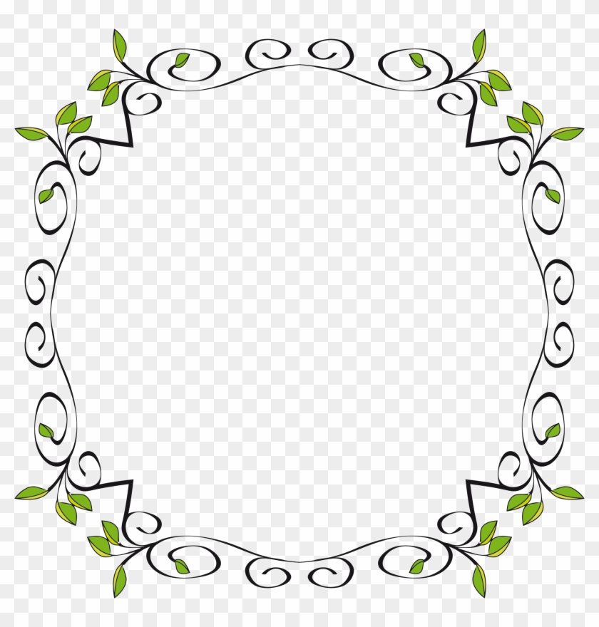 This Free Icons Png Design Of Floral Border Extended - Portable Network Graphics #316581