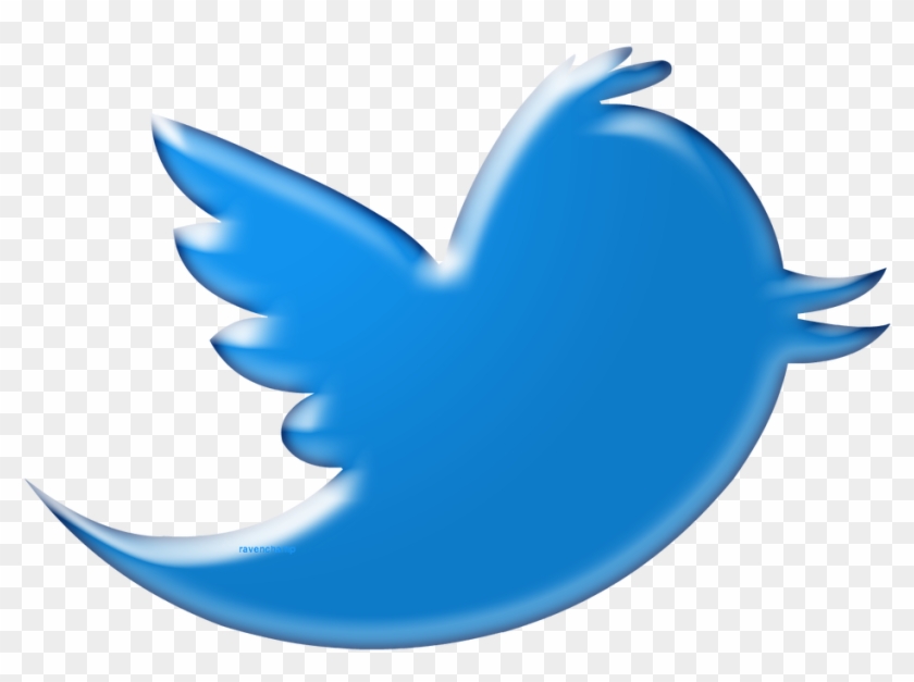 Twitter Bird Black Background - Twitter Bird Png Logo #316921