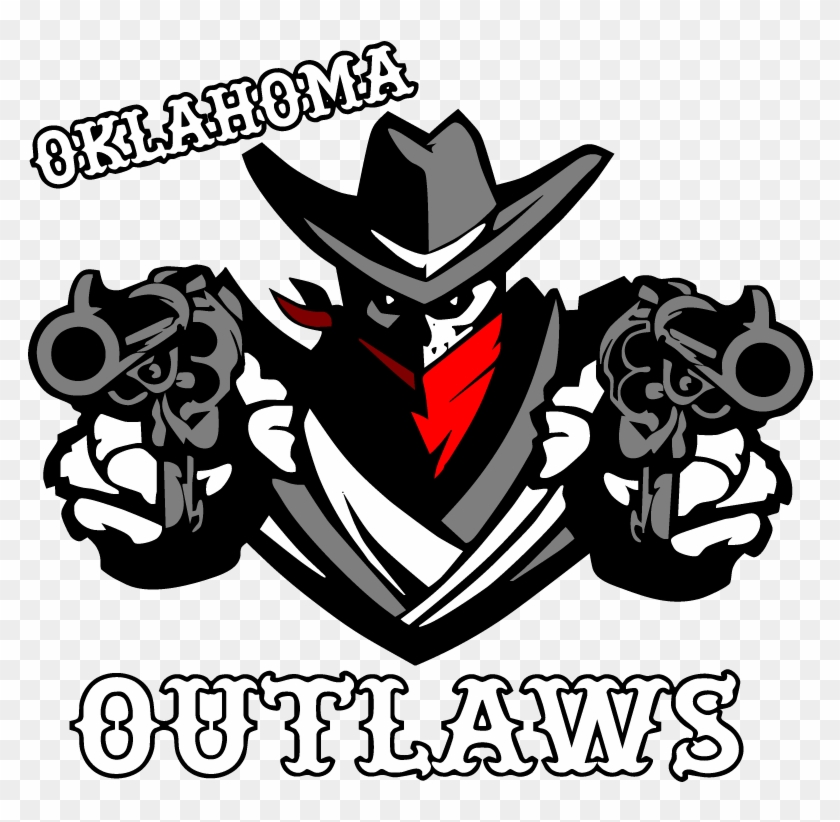 Enid,ok The Oklahoma Outlaws Announced Today That Kicker - Cowboy Vector #317123