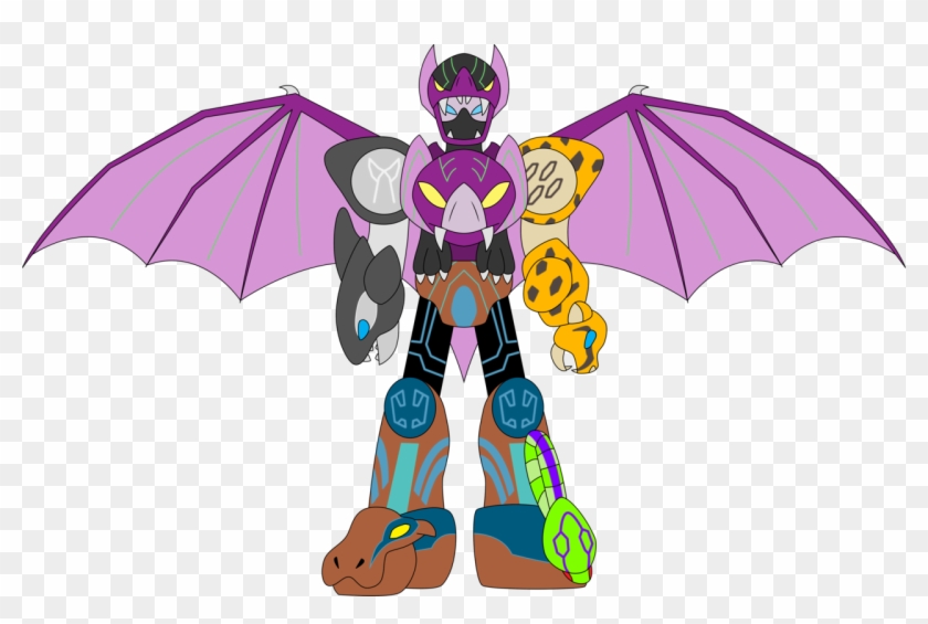 Nocternzord By Xelku9 On Deviantart - Power Rangers Wild Force Zords #317562
