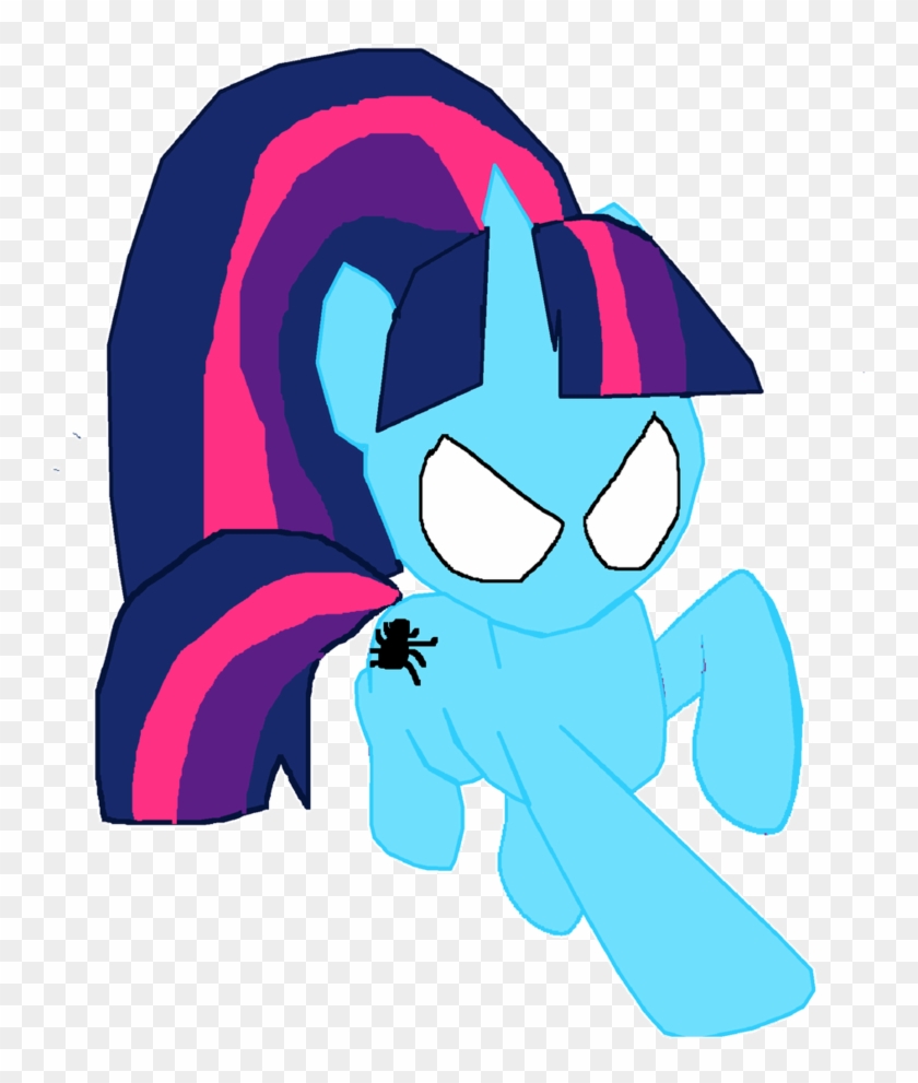 Blue Spider-twilight Pony By Alvaxerox - Cartoon #317576