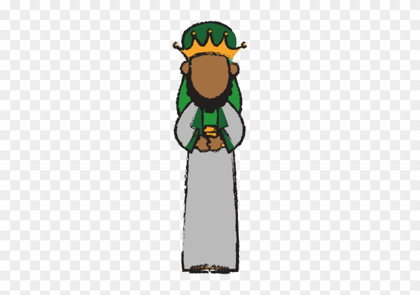 Cartoon Wise King Manger Character - Vector Graphics #318235