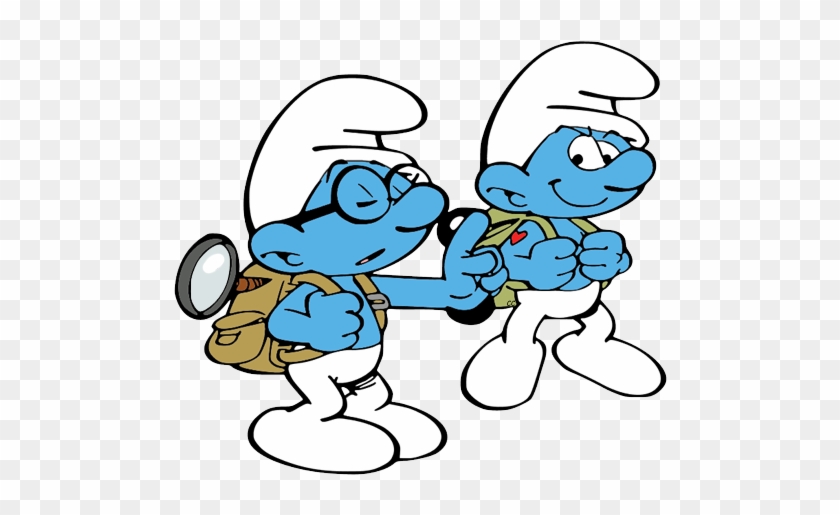 The Following Images Were Colored And Clipped By Cartoon - Smurf Hefty Art #318324