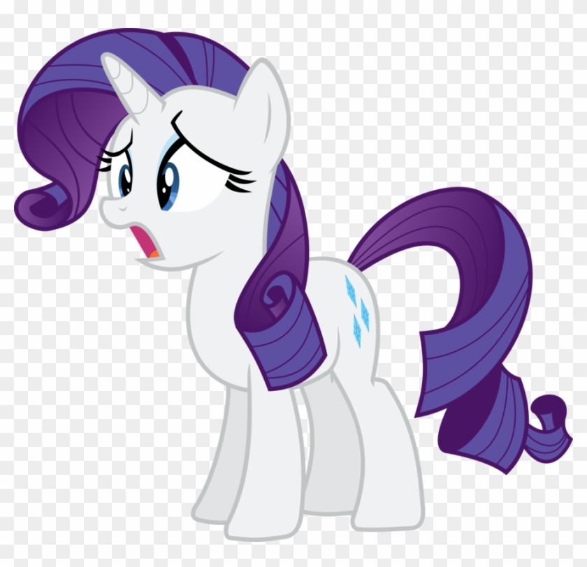 Rarity Startled Vector By Patec - My Little Pony Rarity #318577