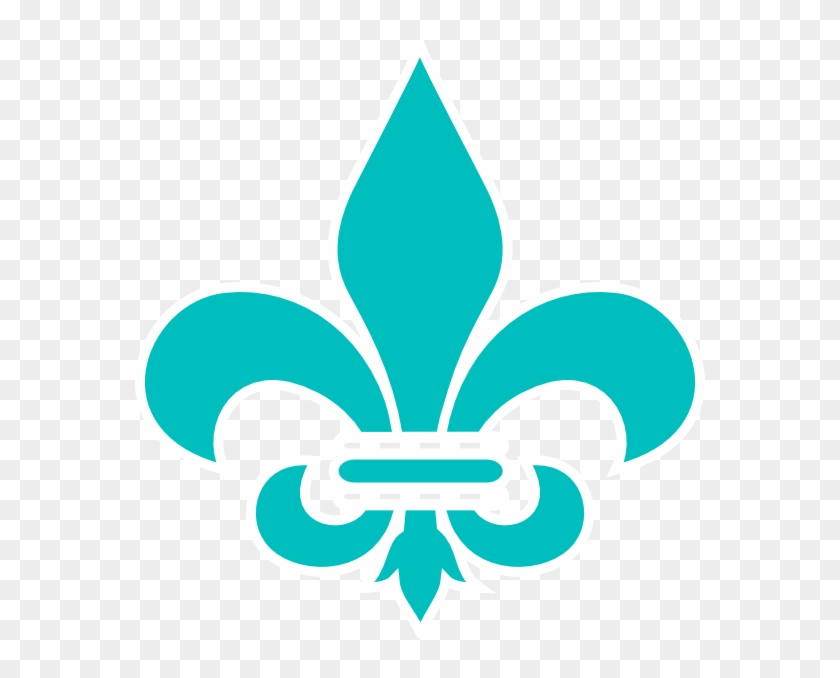 Royal Blue Fleur De Lis - St Anthony Catholic School #318636