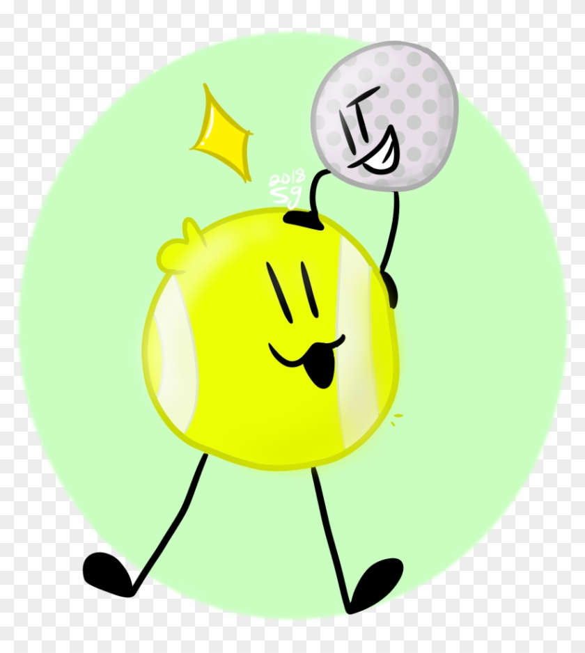 Bfb Month Bfdi Tennis Ball Bfdi Golf Ball Battle For - Golf #318657