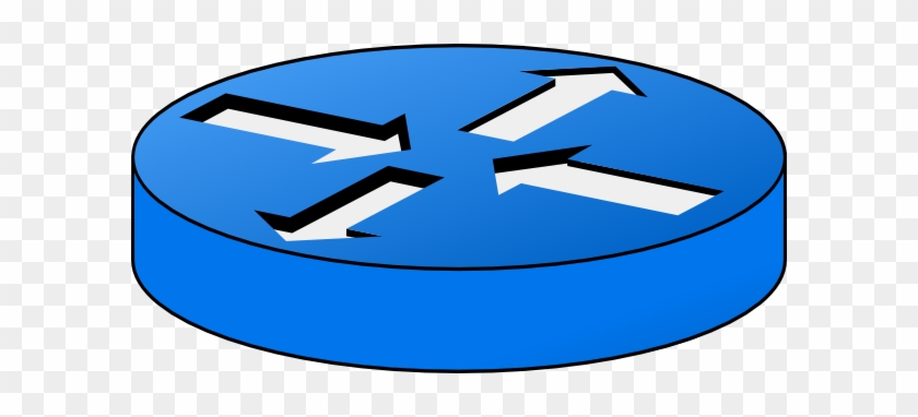 Network Router Clip Art - Cisco Router Symbol #319071