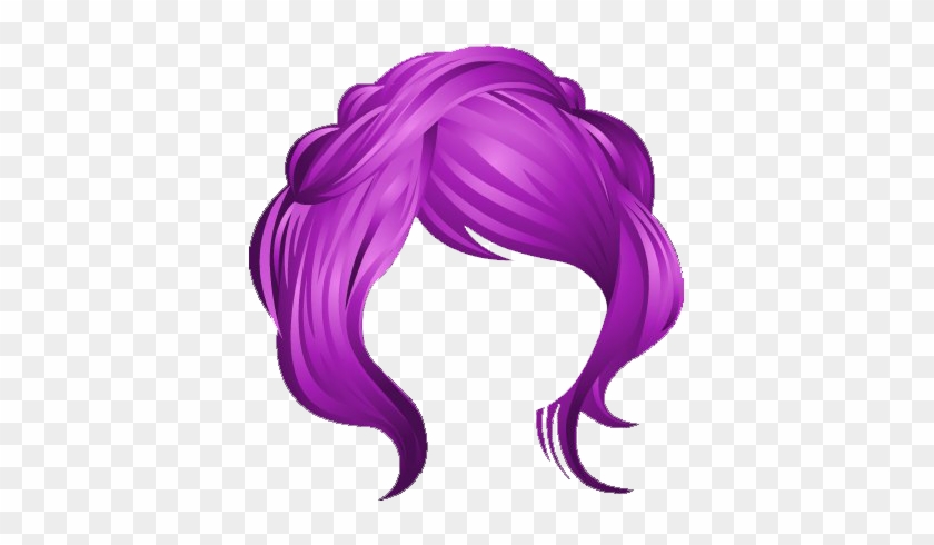 Pink Hair Clipart Transparent - Wig Clipart #319248