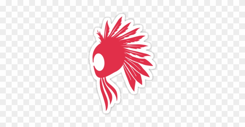 "ikaika Warrior Helmet" Stickers By Hepuakiko Redbubble - Hawaiian Warrior Helmet Drawing #319641