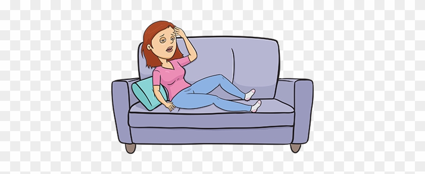 This Program Is A Good Fit If You - Cartoon Lying On A Couch #319826