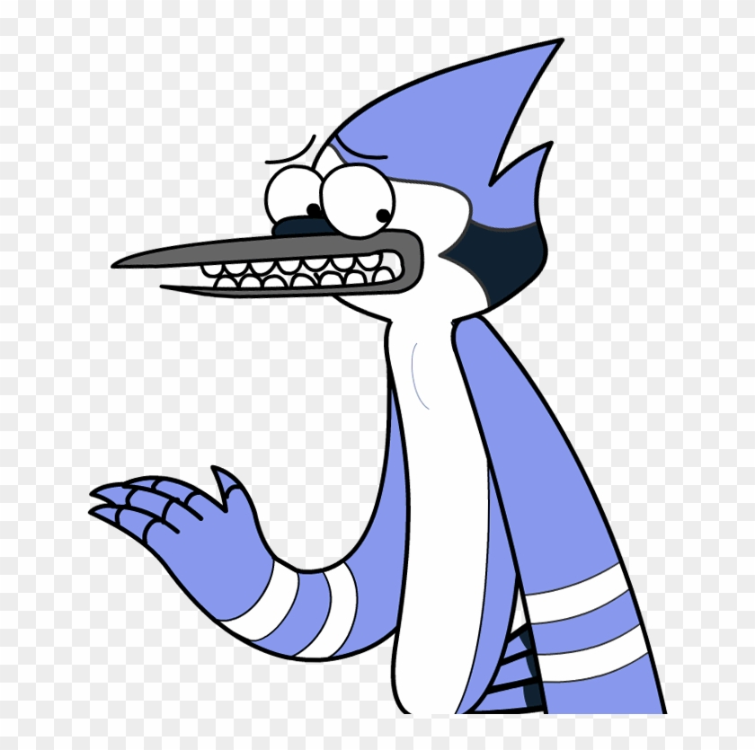 Mordecai Nalgonsito By Kol98 On Clipart Library - Regular Show #320145