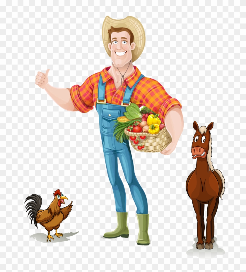 Agriculture Farmer Icon - Cartoon Farmer Transparent #320187