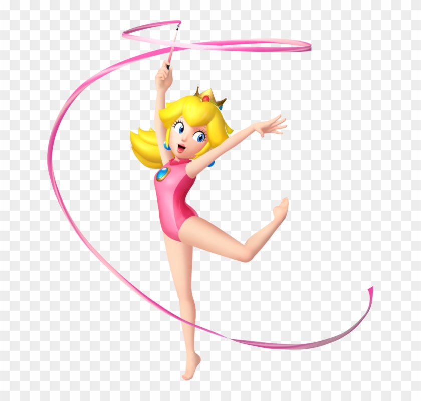 When She Wears A Leotard In The Mario & Sonic Series, - Mario And Sonic At The London 2012 Olympic Games Peach #320635