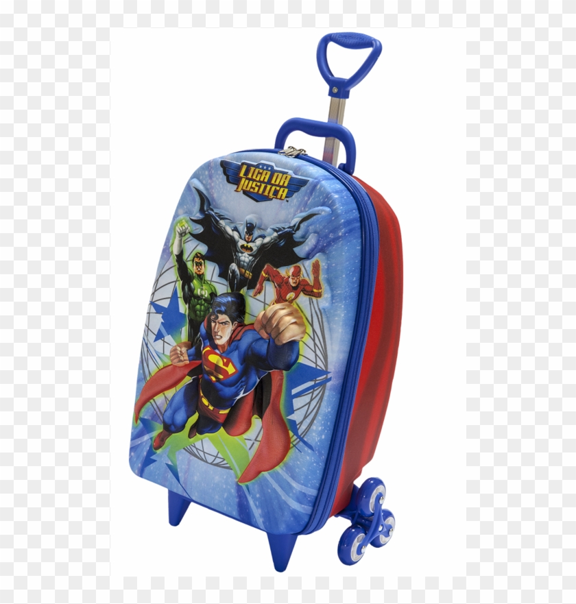 Mochilete Liga Da Justiça Eva 2813m - Mochila Escolar De Rodinhas Liga Da Justiça Superman #322512