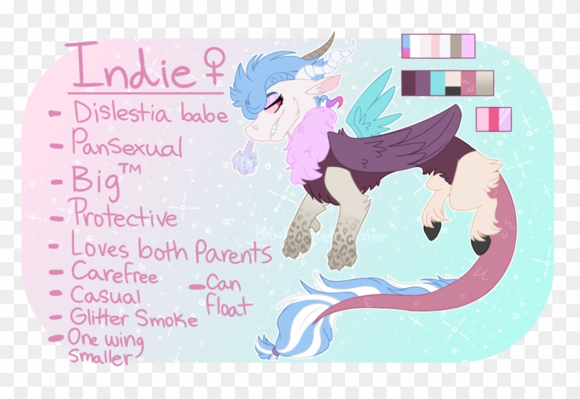 Indie Ref [mlp Draconequus Oc] By Blu-fatiguemonster - Mlp Draconequus Oc #322560