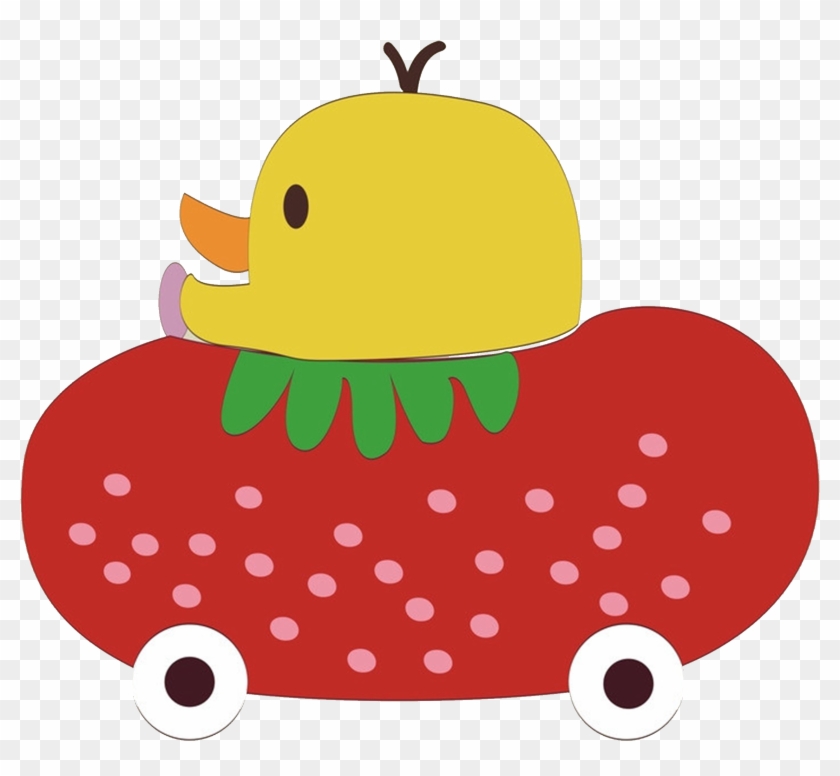 Cartoon Drawing Strawberry Duck 2362*2362 Transprent - Cartoon Drawing Strawberry Duck 2362*2362 Transprent #322605