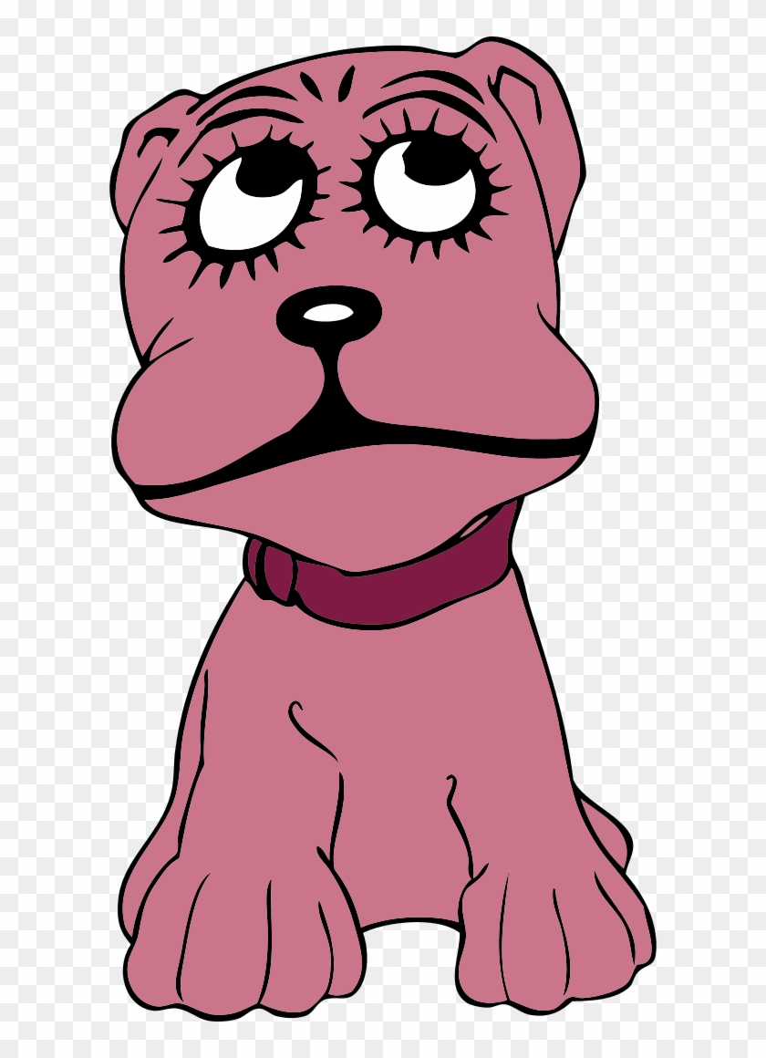 Vector Clip Art - Cartoon Dog Shower Curtain #322653