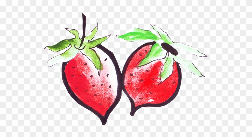Hand Drawing Of Fruits, Berries And Plants - Illustration #322701
