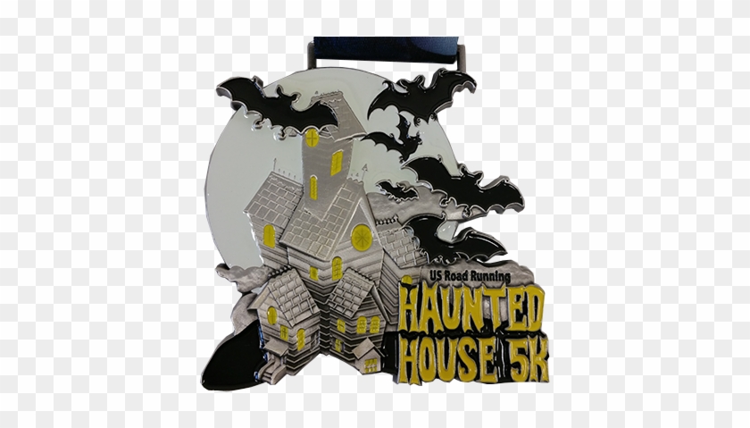 Haunted House Virtual 5k - Cartoon #322847