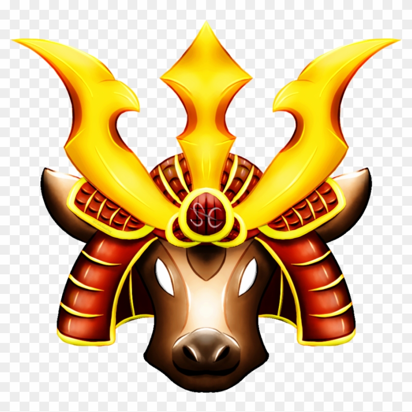 Samurai Cow Logo By Cademaddog - Logo #323348