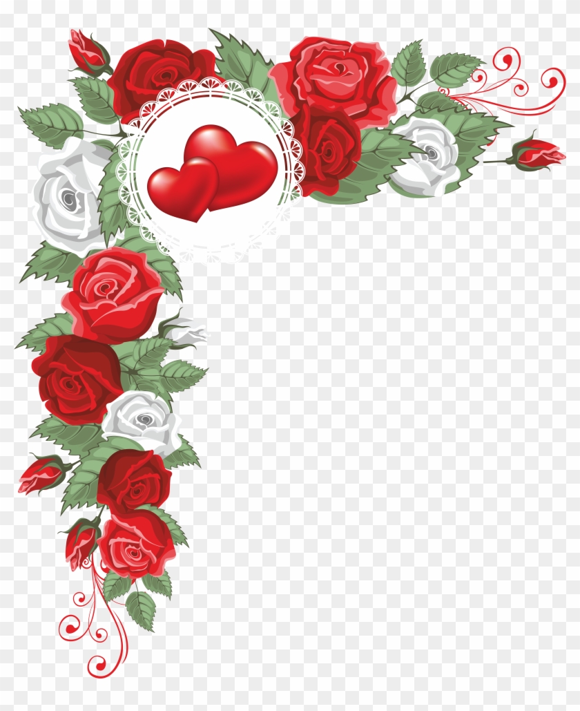 0 12faec 1b9873f6 Orig - Moldura De Rosas Png #324190