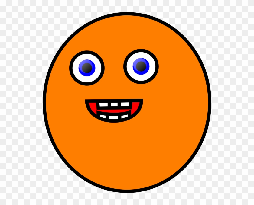 Orangeface Clip Art At Clker - Smilez Grayscale Emoji Coloring Book For Adults: Coloring #324581