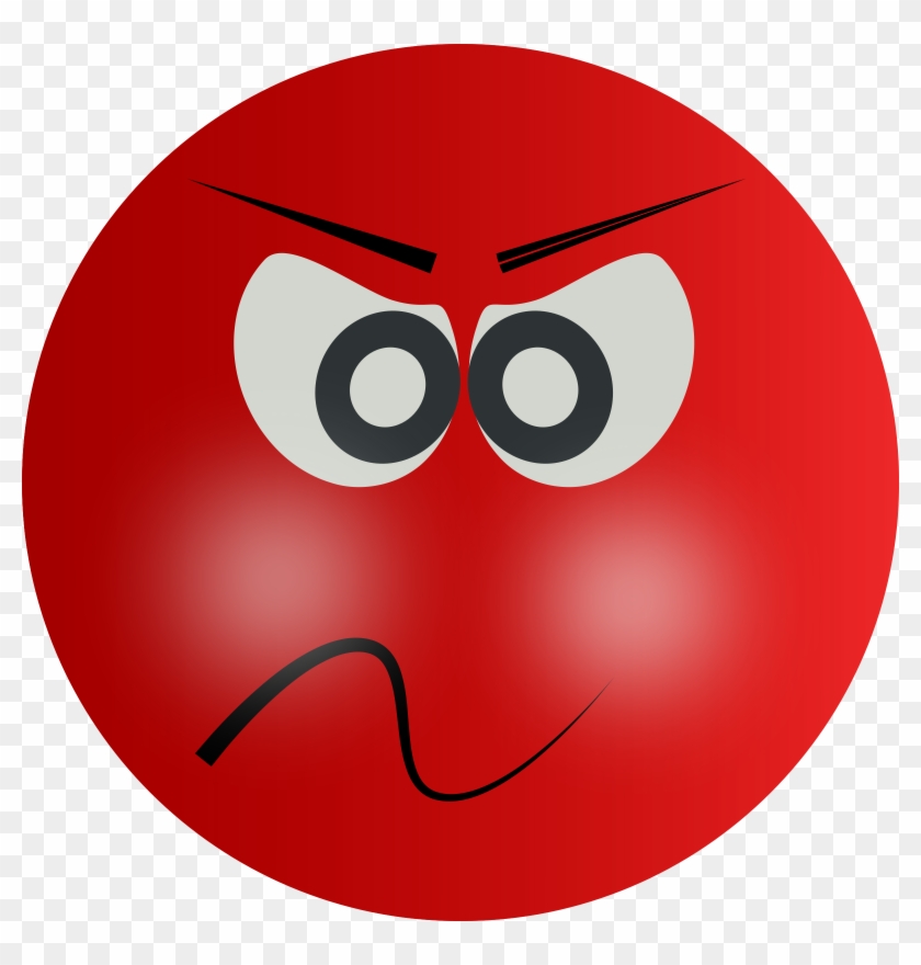 Smiley Anger Face Clip Art - Smiley Anger Face Clip Art #324662