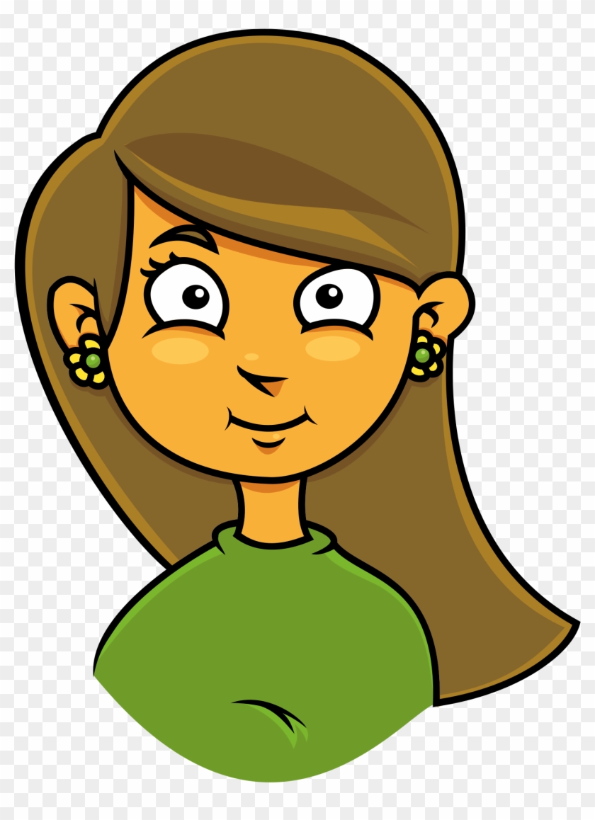 Smiley Girl Face Clip Art - Girl Clipart #324670