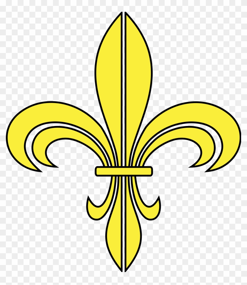Fleur De Lys Fendue - Ornament #324939