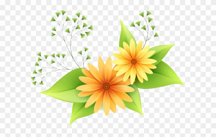 Flowers Vectors Png Clipart - Flowers Vector Png #325448