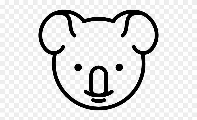 Koala Head Vector - Koala Icons #325488